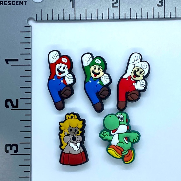 nintendo croc charms